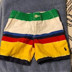 Toddler multi-color Ralph Lauren Polo Shorts